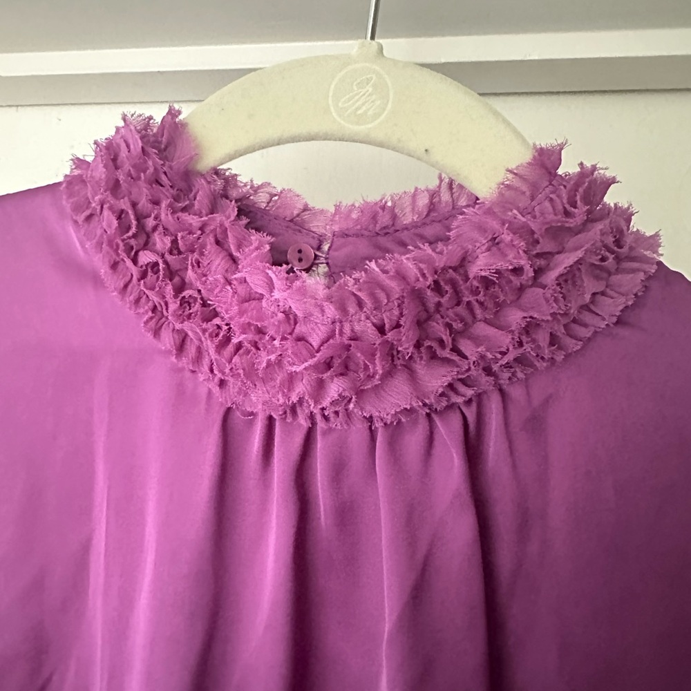 Zara Elegant Purple Women's Top Size Small